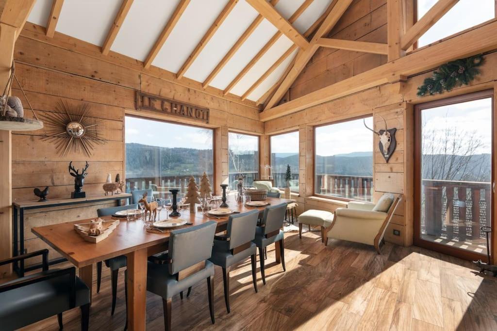 Luxueux Chalet Avec Vue Sur Les Pistes Et Le Hohneck Le Tholy Extérieur photo