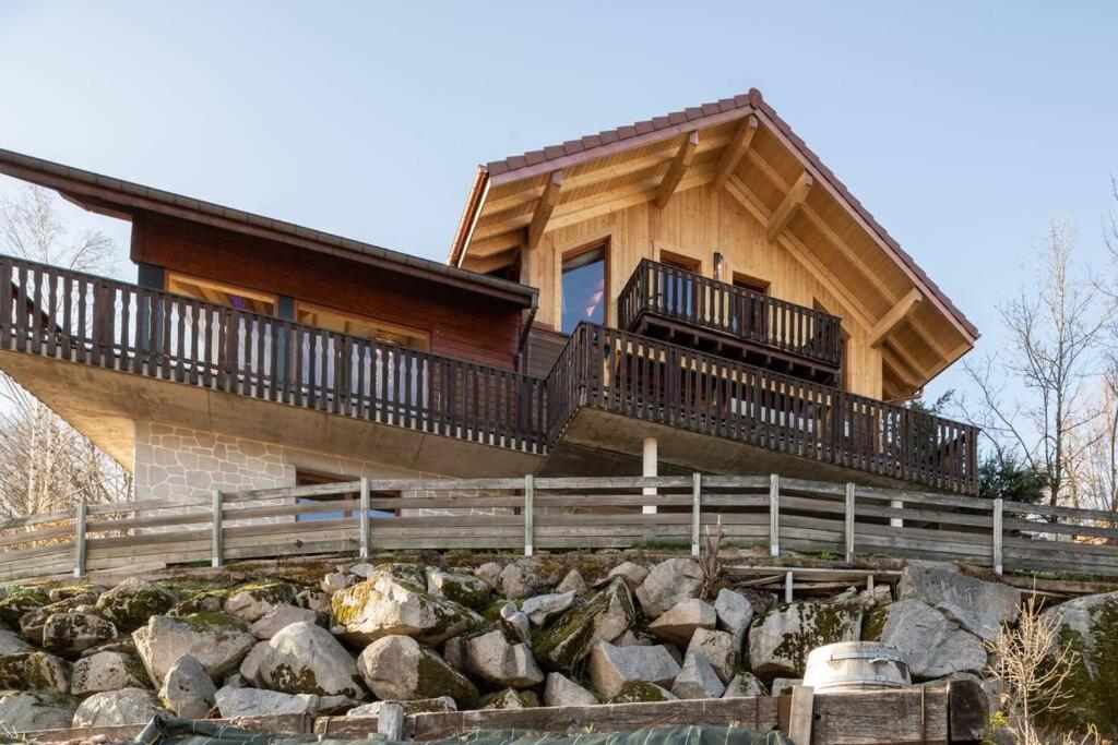 Luxueux Chalet Avec Vue Sur Les Pistes Et Le Hohneck Le Tholy Extérieur photo