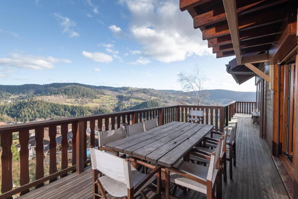 Luxueux Chalet Avec Vue Sur Les Pistes Et Le Hohneck Le Tholy Extérieur photo