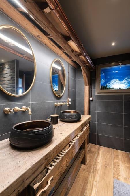 Luxueux Chalet Avec Vue Sur Les Pistes Et Le Hohneck Le Tholy Extérieur photo
